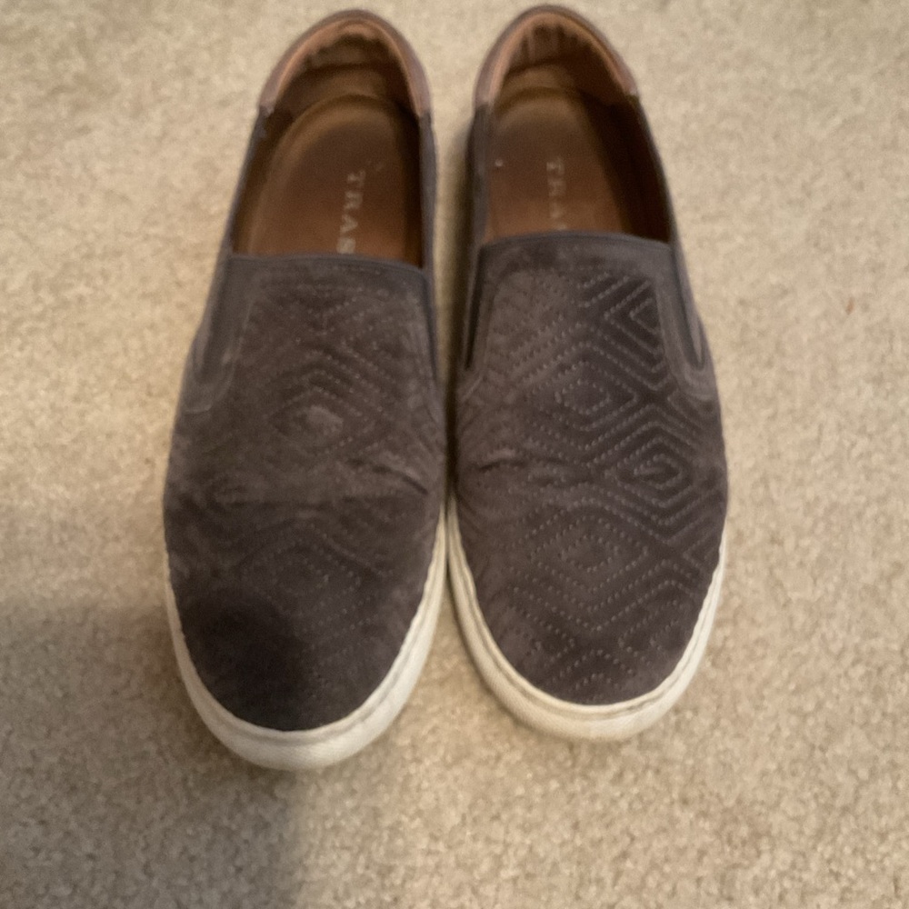 Trask Women's Dark Gray Slip-On Loafers